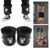 Acouto Pair of Hanging Pull Up Boots Inversion Up Boots for Home Gym Fitness Neck Back Upside Down Shoe Covers Boots Hanging view 4