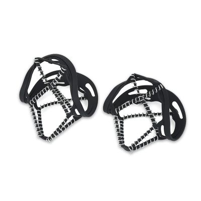 Acouto Outdoor Snow Antiskid Spikes Grips Mountain Climbing Footwear Ice Traction Cleats Traction Cleats for Snow and Ice