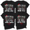 Custom Most Likely to Christmas Shirts, for Family, Family Matching T-Shirts, Funny Quotes, Saying Tees Youth Black Small view 1