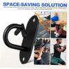 FOMIYES 2pcs Resistance Band Wall Mount Anchors Durable Fitness Band Holders for Home Gym Easy Installation Exercise Accessories Secure Resistance Hangers for Strength Training view 3