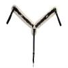 Abetta Fleece Breast Collar Horse Black view 1