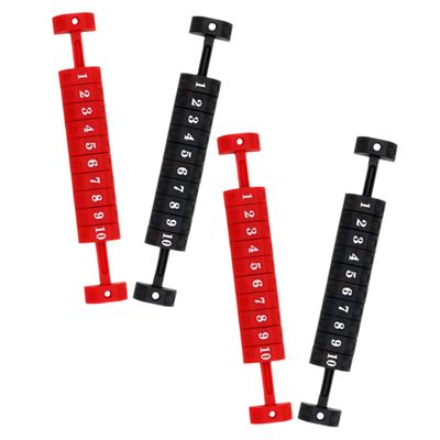 BIUDECO 4pcs Table Football Counter Score Counter Indicator for Foosball Soccer Table Scoreboard Accessory Easy to Use Constructi