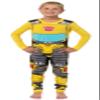 INTIMO Transformers Pajama Set Boy's 2 Piece Sleepwear Bumblebee Character Tight Fit Long Sleeve Loungewear (Bumblebee, 10) view 1