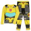 INTIMO Transformers Pajama Set Boy's 2 Piece Sleepwear Bumblebee Character Tight Fit Long Sleeve Loungewear (Bumblebee, 10) view 3