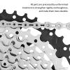 9 Speed BikeChain, LightweightBike Chain, 116 Link BicycleChain, with Quick Link, Half HollowBicycle Chains for RoadBike, Mountainbike, BMX view 4