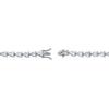 Palm Beach Jewelry 17.04 TCW Pear-Cut Cubic Zirconia Silvertone Tennis Bracelet 7-inch view 2