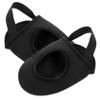 BCOATH Winter Shoe Covers for Cycling Windproof Warm Half Shoe Protectors Non-Slip Riding Overshoes for Mountain Bike Black view 1
