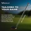 Grafalloy Raven Graphite Golf Shaft for Right-Handed Ping Driver Users - Ladies, Senior, Regular or Stiff Flex & Standard, Midsize or Jumbo Grip - Black, 45 1/2" Length view 4