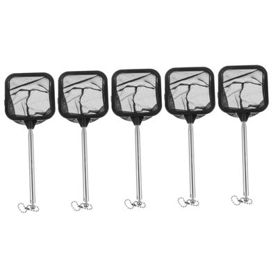 BESPORTBLE 2pcs Replaceable Fishing Net Telescopic Catching Net for Lakes Rivers Boats Capacity Design for Fish Shrimp Easy to Transport Store
