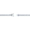 Palm Beach Jewelry 14.80 TCW Princess Cut Cubic Zirconia Silvertone Tennis Bracelet 7-inch view 2
