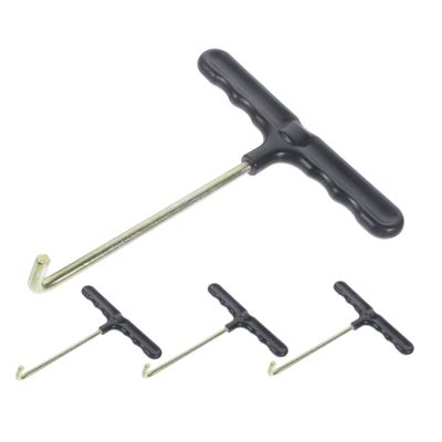 Anneome 4pcs Trampoline Spring Hook Tool Durable T-Hook for Easy Spring Assembly Ergonomic Grip for Trampoline Maintenance and Replacement