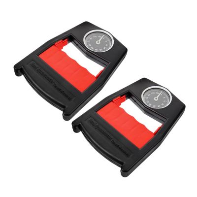FOYTOKI 2pcs Grip Strength Tester Hand Gripper for Arm and Wrist Exercise Abs Design Portable Finger Strength for Sports Rehabilitation and Fitness Training