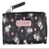 AI ACCESSORY INNOVATIONS Kuromi Expressions Allover Design Faux Leather Full Zip Wallet With Metal Logo Badge view 1