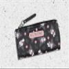 AI ACCESSORY INNOVATIONS Kuromi Expressions Allover Design Faux Leather Full Zip Wallet With Metal Logo Badge view 4