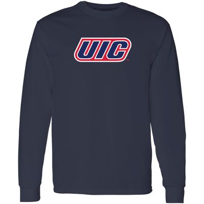 Underground Printing UIC Primary Logo LS Tee - 3XL - Navy