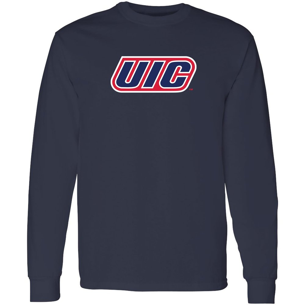 Underground Printing UIC Primary Logo LS Tee - 3XL - Navy