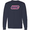 Underground Printing UIC Primary Logo LS Tee - 3XL - Navy view 1