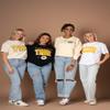 Fan Girl Mizzou Womens Band Tee Shirt, Unisex Fit Missouri Apparel, Soft 100% Cotton, Cream, Small view 2