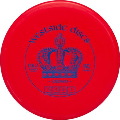 Crown by Westside Discs | BT Medium Plastic | Disc Golf Putt and Approach Disc (Colors Vary)