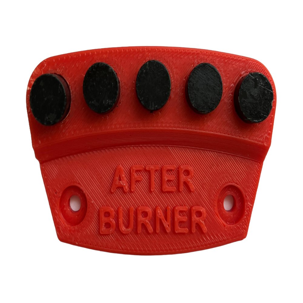 Century After Burner Skateboard Spark Plate - RED