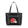 PICNIC TIME NFL Cleveland Browns Uptown Cooler Tote Bag, Insulated Purse Lunch Bag, Stylish Beach Bag Soft Cooler, (Black) view 1