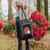 PICNIC TIME NFL Cleveland Browns Uptown Cooler Tote Bag, Insulated Purse Lunch Bag, Stylish Beach Bag Soft Cooler, (Black) view 2