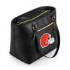 PICNIC TIME NFL Cleveland Browns Uptown Cooler Tote Bag, Insulated Purse Lunch Bag, Stylish Beach Bag Soft Cooler, (Black) view 4