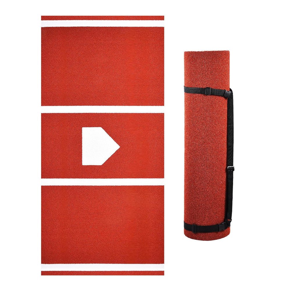 Baseball Batting Mat - Softball Turf Hitting Mat,Portable Turf Training Mat, Sturdy Baseball Practice Mat Non-Slip for Indoor/Outdoor Training Use