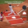 Baseball Batting Mat - Softball Turf Hitting Mat,Portable Turf Training Mat, Sturdy Baseball Practice Mat Non-Slip for Indoor/Outdoor Training Use view 2
