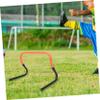 COOLHIYA Wear-Resistant Agility Hurdles for Boys and Girls Training Obstacles for Soccer and Football Practice Convenient Folding Design for Speed Drills and Portable Single Unit view 4