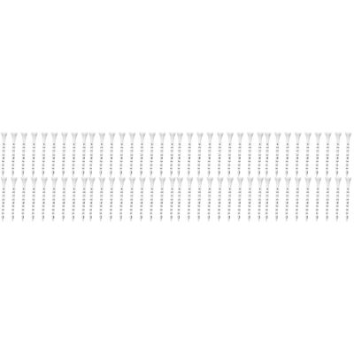 BESPORTBLE 100pcs Golfing Spikes Golf Ball Tee Holders Novelty Golf Tees Scale Design for Indoor and Outdoor Practice