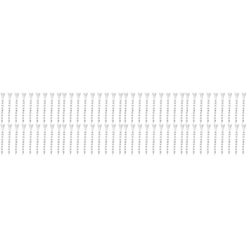 BESPORTBLE 100pcs Golfing Spikes Golf Ball Tee Holders Novelty Golf Tees Scale Design for Indoor and Outdoor Practice
