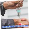 CIMAXIC 4pcs Metal Carabiner Keychains for Men Women Locking Key Holder Ring Holders Key Clip for Car view 3