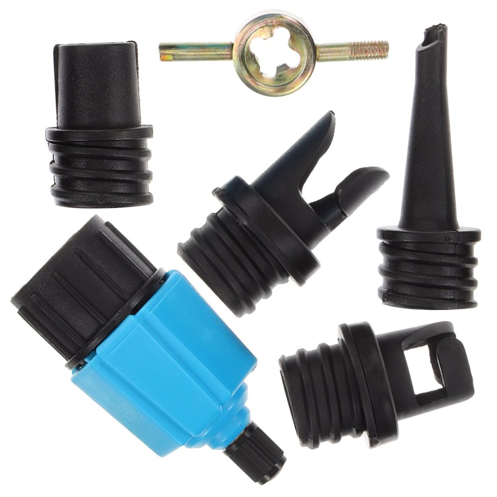 COOLHIYA 1set Sup Pump Adapter Multifunction Converter for Kayaks Canoes Inflatable Boats Easy to Use Compatible Air Pumps