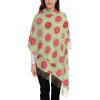 DRTGEDS Watermelon Green Cashmere Scarf Wrap Shawl,Scarf For Women Cashmere Neck Scarf Winter Scarf Fall Classic Warm view 1