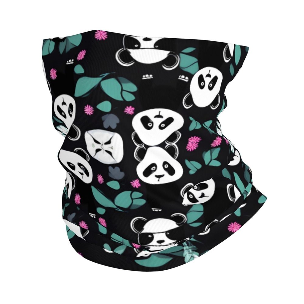 WXZYFP Panda Cute face Multifunctional Sports Printed Headscarf, Such as Mountaineering, Cycling, Running, etc.