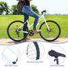 ZUKKA 700C Road Bike for Adult Shimano 7 Speed Road Bike Hybrid Road Bicycle Carbon Steel Frame/Dual-Disc Brakes/Multiple Colors (White) view 3