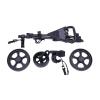 Golf Push Cart, Lightweight Aluminum Collapsible 3 Wheels Golf Push Cart, Lightweight Folding Walking Push Cart, Golf Trolley with Foot Brake Open and Close in ONE Second-Free Cup Holder Included view 3