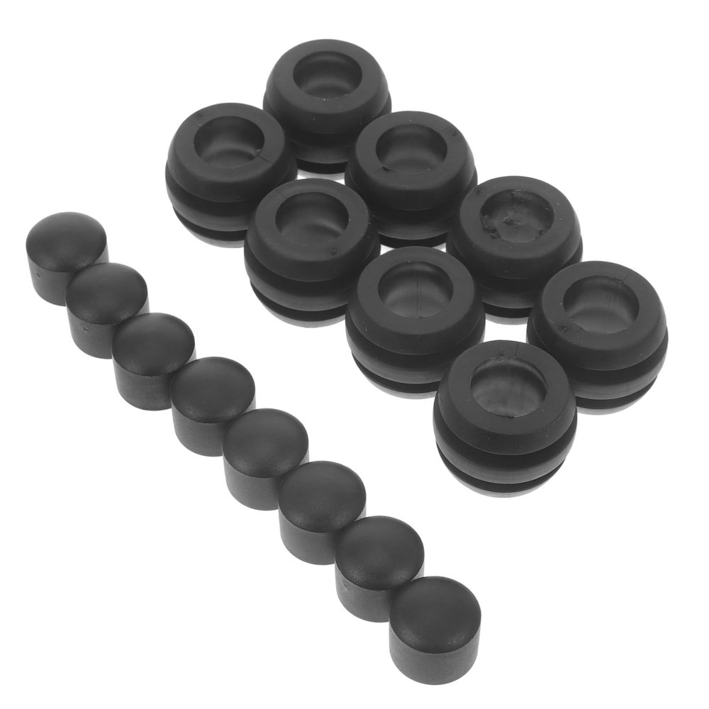 BRIGHTFUFU 1set Foosball Accessories Kit Football Machine Rod Bearings Bushings End Caps Fit for Foosball Tables Easy to Use Install