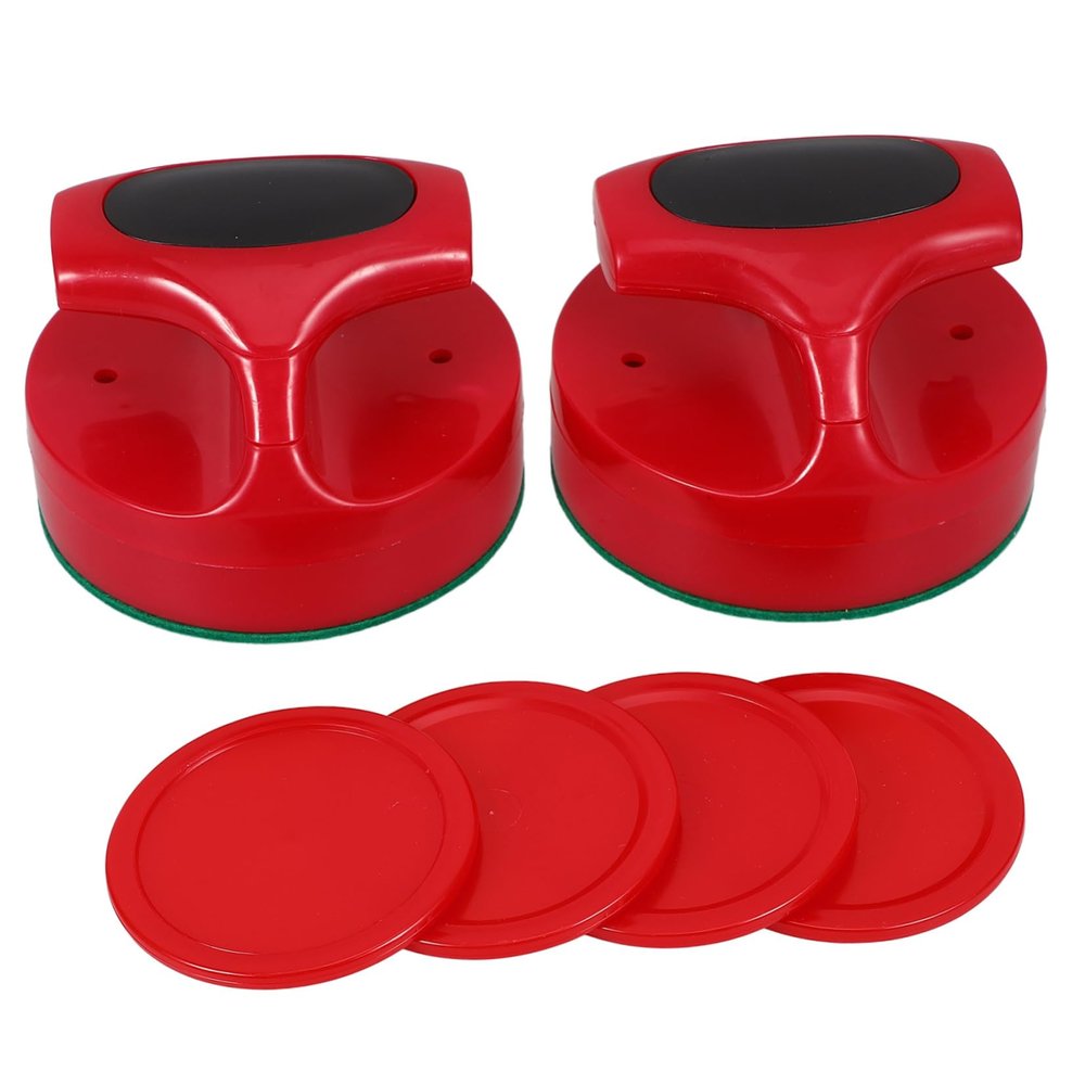BRIGHTFUFU 1set Replacement Ice Hockey Pucks Kit Pucks for Indoor Hockey Games Table Sports and Easy Installation