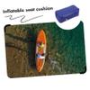 BRIGHTFUFU Inflatable Boat Cushion Portable Water Sports Cushion Thickened PVC Seat for Kayaking and Fishing Compact and Lightweight Design for Easy Carrying view 3