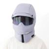 4 in 1 Waterproof Ski Cap with Removeable Mask One-Piece Goggles Earflaps Cycling Hat for Men Women Winter Warm Trapper Hat Outdoor Windproof Full Cover Balaclava Blue view 3