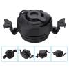 WGFOIP 3 in 1 Airbed Valve, Inflatable Valve Secure Seal Air Valve Plugs for Inflatable Airbed Mattress Black view 2