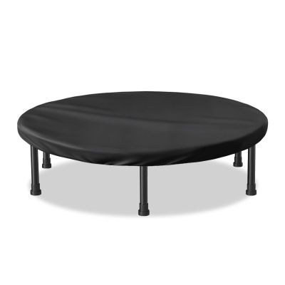 SoloToo Mini Trampoline Cover 48 Inch Waterproof Fitness Trampoline Cover for Adults - Not Spring Covers (Black)