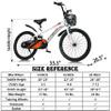 DEYGIA Kids Bike, 20 Inch Bike with Kickstand for Boys and Girls Ages 10-12 Years, Sports Kids' Bicycles for Kids, Bicycle for Kids, Easy Assembly - White view 2