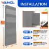 VANCL Gym Padding Mats for Gym Wall Padding Wall Pads Waterproof Wall Protection Pads 72" L x 20" W x 2" T Wall Pads for Basketball Safety Padding Light Grey[3 Pack] view 2