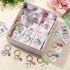 Ecation 12 Sets Positive Turtle Keychain Emotional Support Gift for End of Year Teacher Nurse Graduation Coworker Team Cna Week (Turtle) view 4