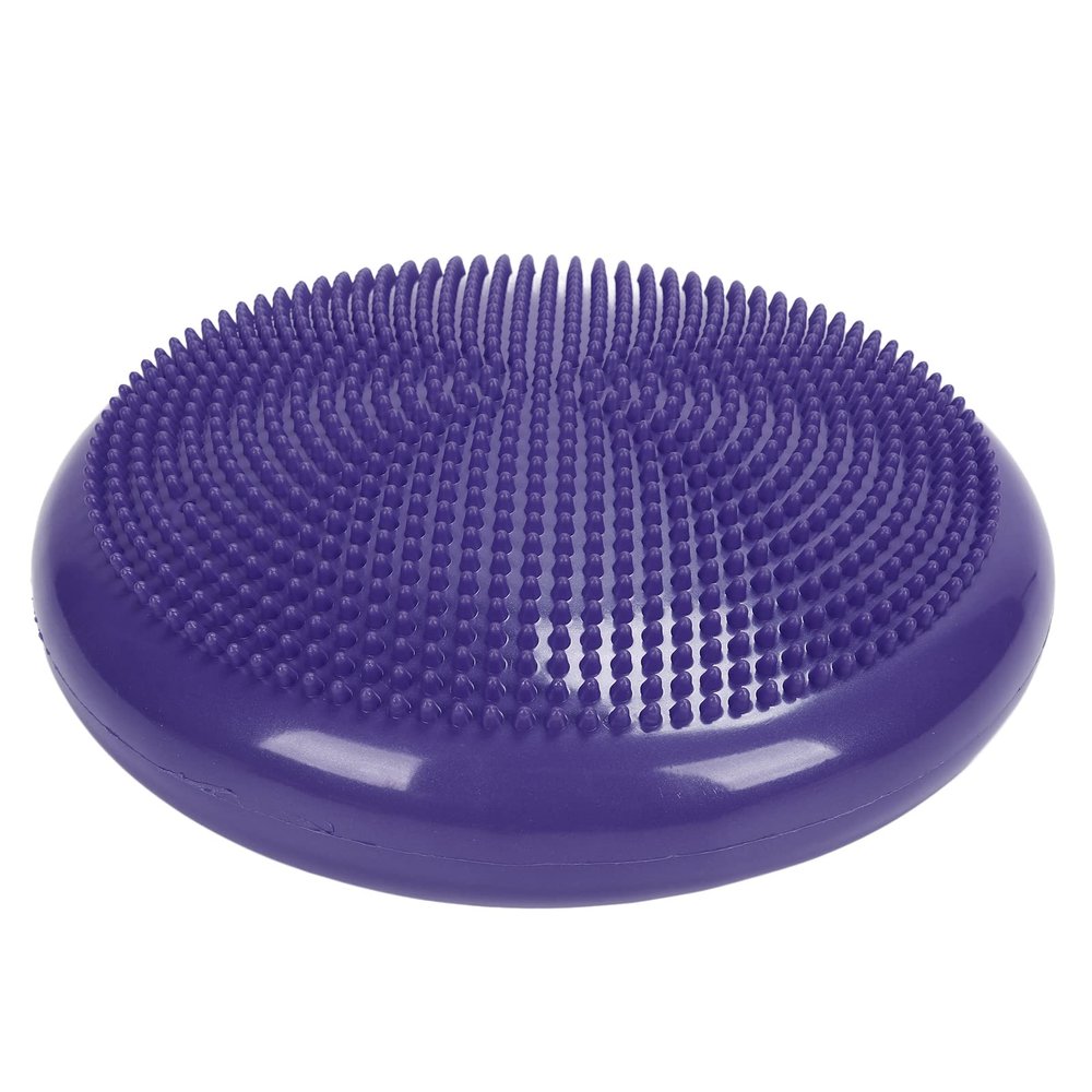 VINGVO Balance Disc, Balance Pad Professional Balance Disc Cushion Mat Yoga Massage Ball Pad Fitness Exercise Training Ball (Purple)