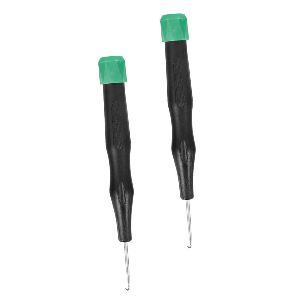 WHAMVOX 2pcs Racket Stringing Hook Tool Ergonomic Badminton and Tennis Threading Machine for Easy Repair Comfortable Plastic Handle for Precision Stringing