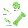 Beatifufu 5M Multipurpose Reflective Camping Rope Tent Tie Down Clothesline Enhanced Visibility for Outdoor Adventures Lightweight Polyester view 4